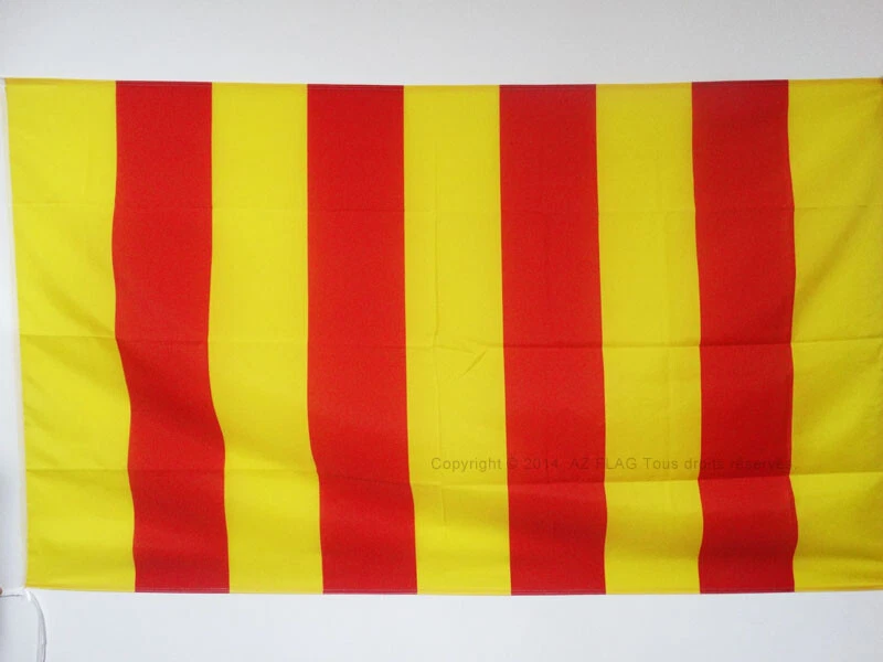 DRAPEAU COMTÉ DE PROVENCE 90x60cm - DRAPEAU PROVENÇAL 60 x 90 cm Fourreau pour h - Photo 1/1