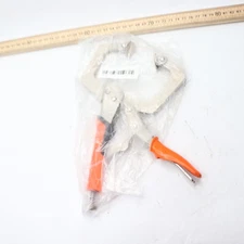 Grip-On Locking C-Clamp Orange 6" with Swivel Tips