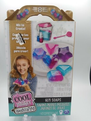 Cool Maker, Handcrafted Gem Soaps Activity Kit, Makes 8 Soaps, for Ages 8 & Up