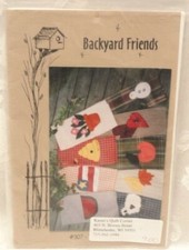 New Karen's Quilt Corner #307 Pattern 9 Easy to do TOWELS 2004 Backyard Friends