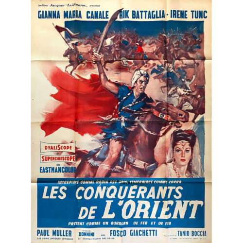 LA STRADA DEI GIGANTI French Movie Poster White Style - 47x63 in. - 1960 - Guido - 第 1/1 張圖片