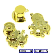 REDCAT RER25835 SIXTYFOUR Transmission Case w/ Gear Cover (Gold) (1set) HH