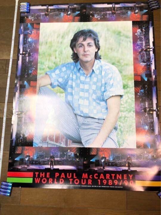 Paul Mccartney / World Tour 89/90 Original Official Poster 27x36in