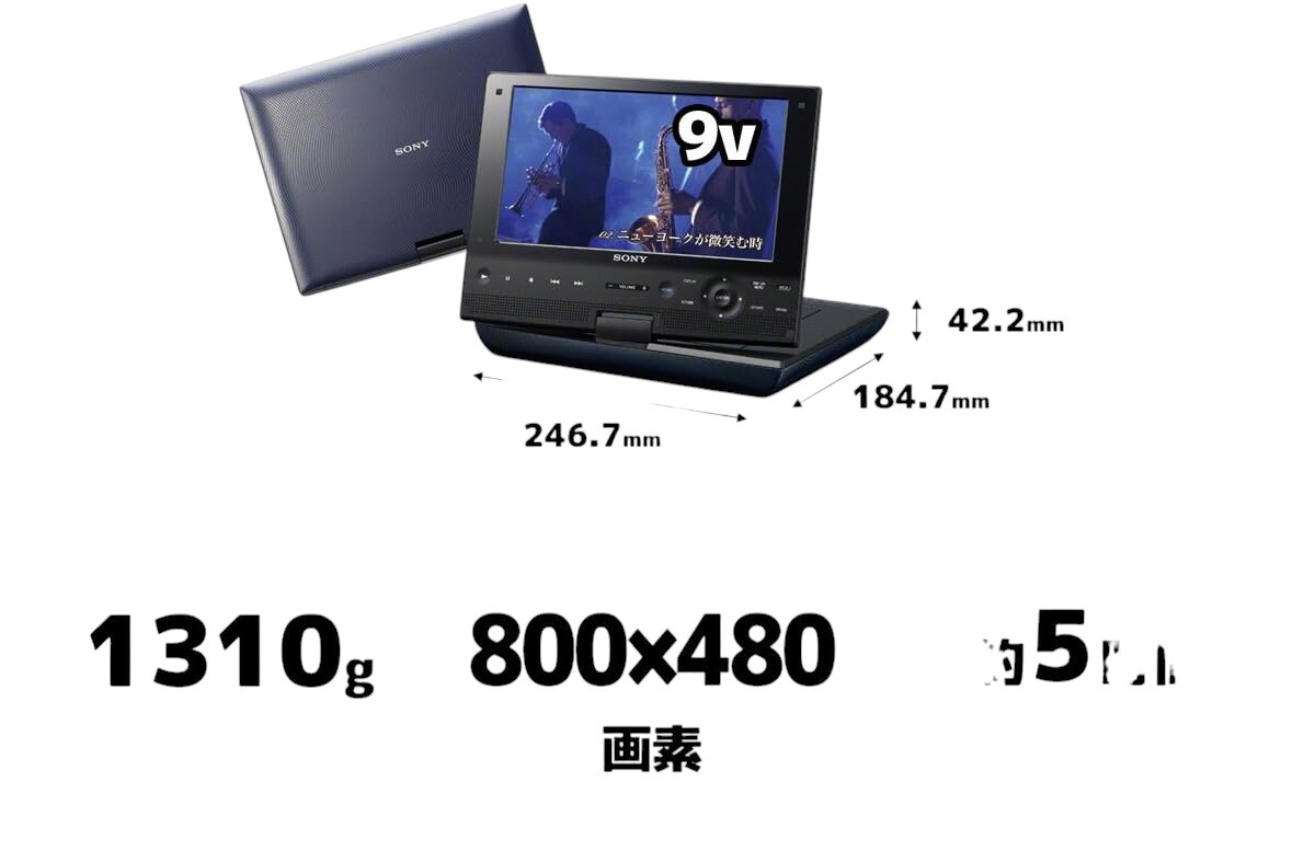SONYポータブルBlu-ray/DVDプレーヤーBDP-SX910 楽天市場】【クーポン利用で最大15％OFF】レンタル ポータブル