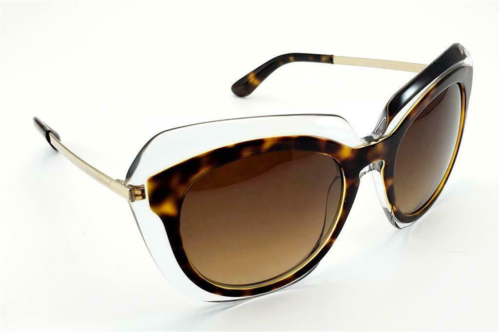 NEW DOLCE & GABBANA DG 4282 757/13 HAVANA GRADIENT AUTHENTIC