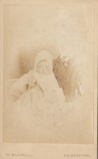 Carte De Visite W Blackall FOLKESTONE Photographer / Baby Being Held