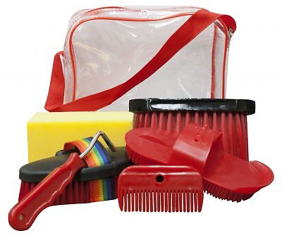 KIT DE ASEO DE GANADO 2 cepillos 1 escogida de casco 1 peine de melena 1 esponja corporal 1 curry - Imagen 3 de 5