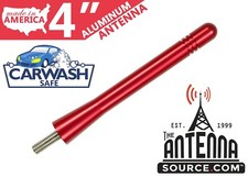 Short 4 Aluminum Red Antenna-fits 1990-2005 Toyota Celica