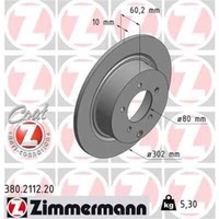 2X Zimmermann Bremsscheibe 380.2112.20