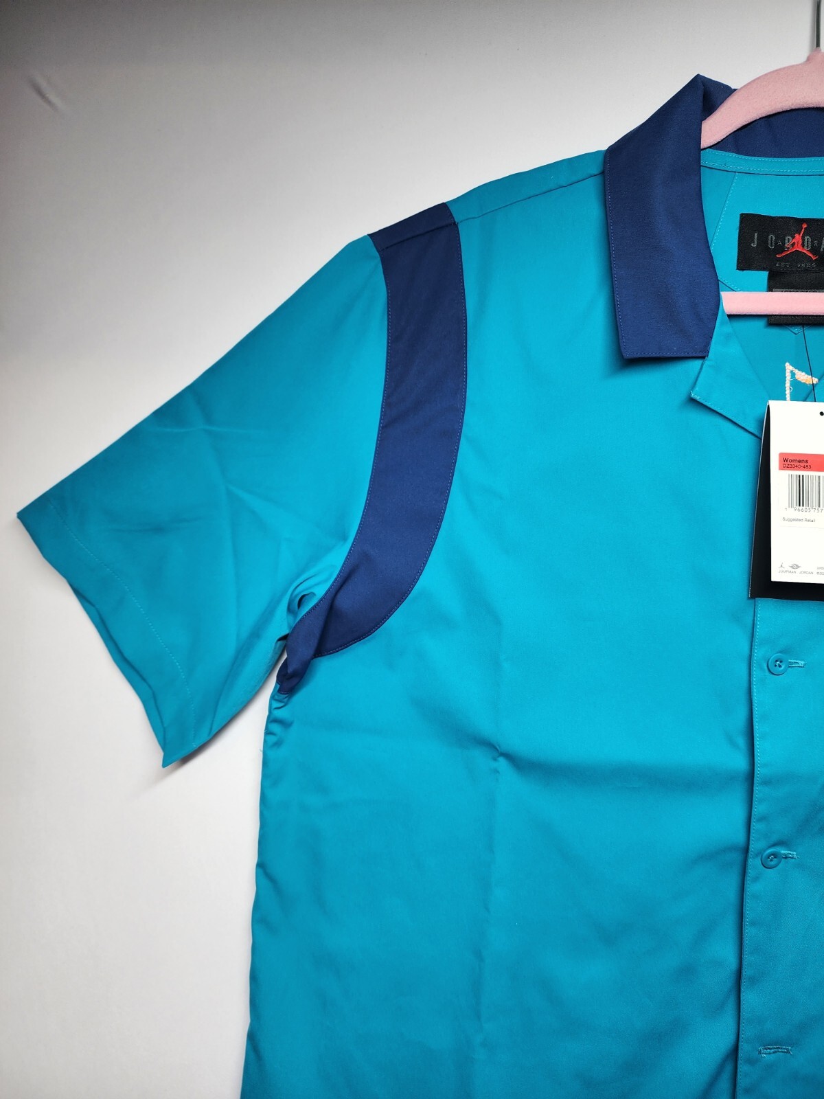 Nike Air Jordan Flight Club Loose Fit Womens L Button-Up Shirt thumbnail 6