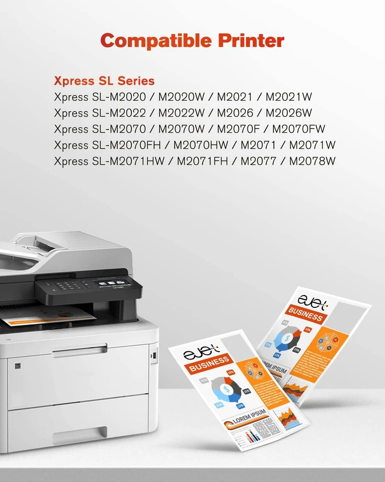 2 TONER SAMSUNG MLT-D111S COMPATIBILE  Xpress M2070 M2070FW M2020 M2022W 2026 W - Immagine 2 di 3