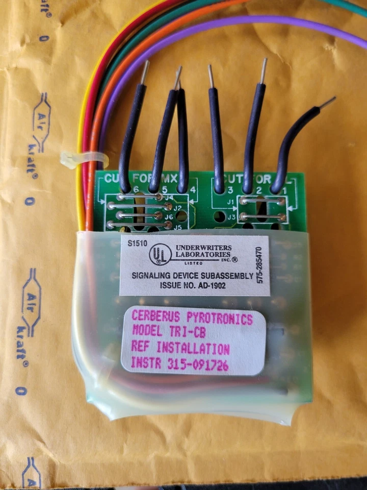 CERBERUS PYROTRONICS SIEMENS TRI-CB 500-691728 - NUEVO/CAJA ABIERTA Foto 4 de 4