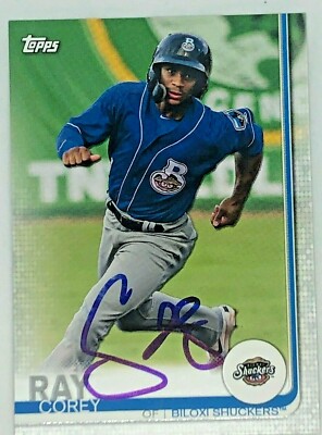 Milwaukee Brewers COREY RAY Signed 2019 Topps Pro Debut Card #131 | eBay