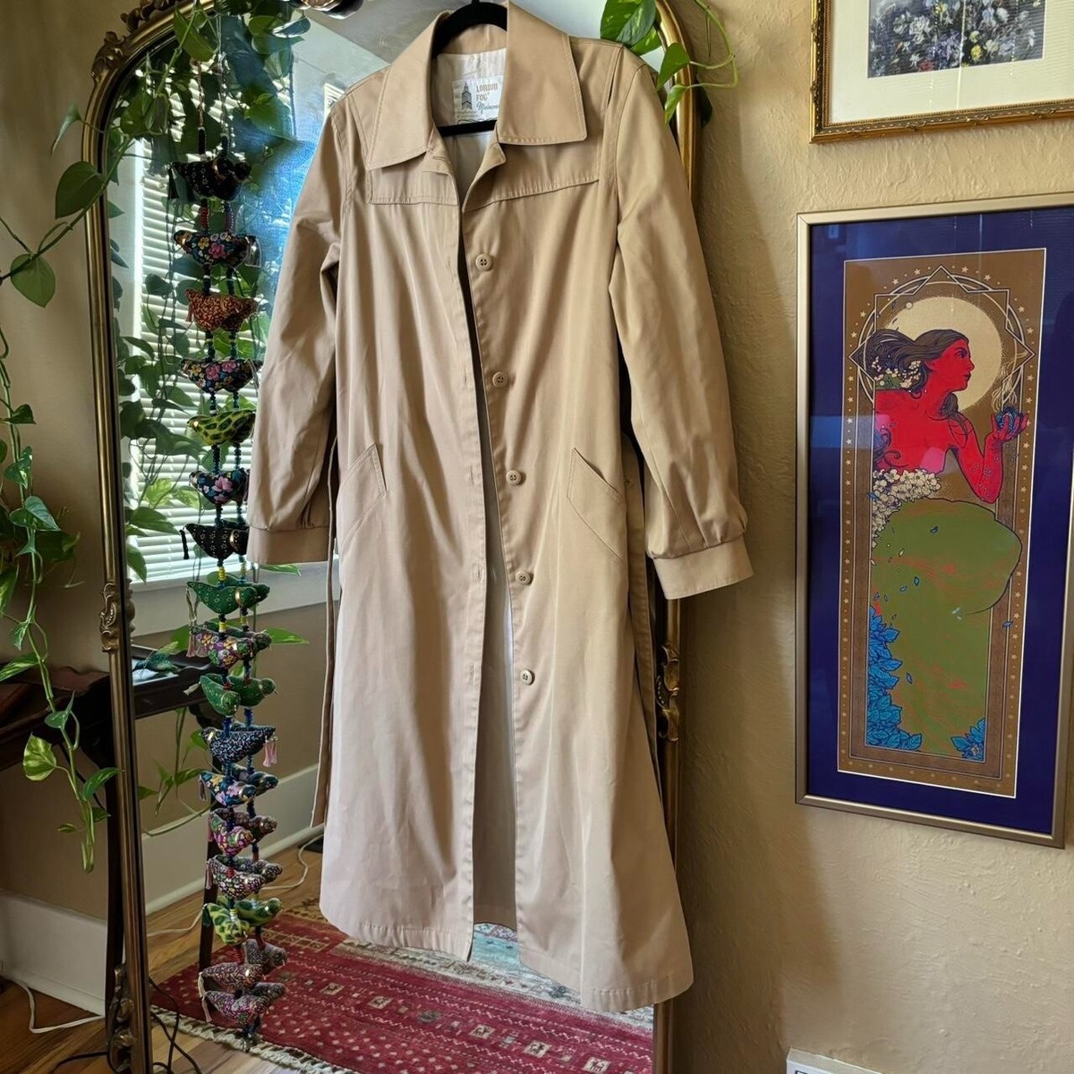 Outerwear London Fog Maincoat London Fog Maincoats Tan Trench Coat