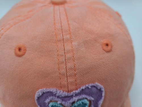 Youth 2-4T Life Is Good Heart Adjustable Hat Cap Baseball Kid Girl Peach Orange - Picture 6 of 13