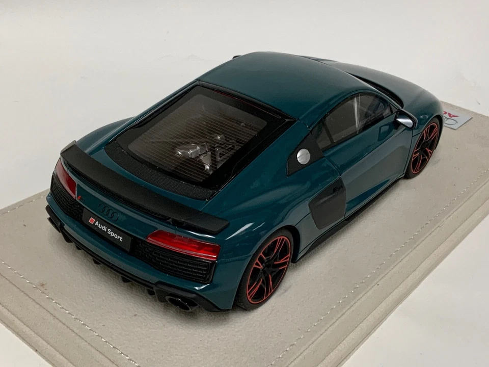 1/18 GT Spirit Audi R8 de 2019 en verde Timoa GT863 base gamuza AB137 Foto 4 de 4