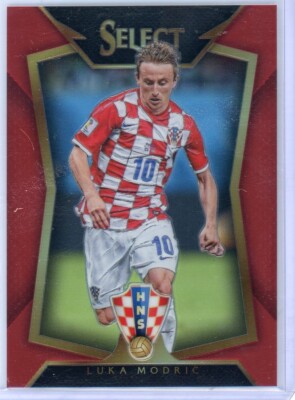 2015-16 Panini Select Red Prizm /199 Luka Modric 1st Select | eBay
