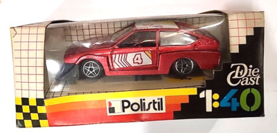 POLISTIL E2004 ALFA ROMEO ALFETTA GTV TURBO DELTA rot metallic 1:40 OVP