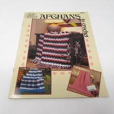 Vintage Afghans to Crochet 1054 American School of Needlework 10 patterns