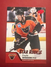 ZAYDE WISDOM 2020-21 UPPER DECK AHL HOCKEY STAR ROOKIE EXCLUSIVES 48/100