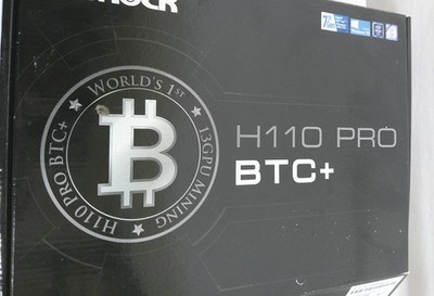 ASRock H110 Pro BTC+ ATX Mining Motherboard Includes CPU + Fan + RAM + M.2