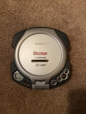 Sony Discman D-EG7 Portable CD Player ESP2 Compact Disc Tested Working L1