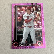 2025 Topps Update #US315 Tyler Callihan RC  Pink Holo Foil Reds