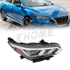 Passenger Right Side Headlight For Nissan Sentra S/SV 2020-2022 Halogen