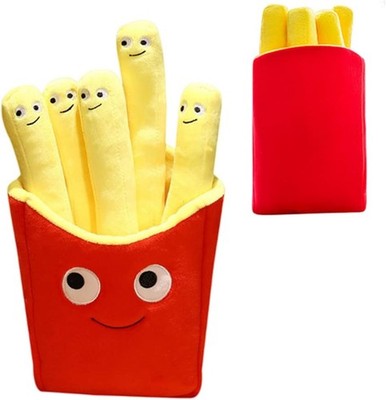 15.7inch Hamburger Plush Pillow Funny Bread 15.7, French Fries 