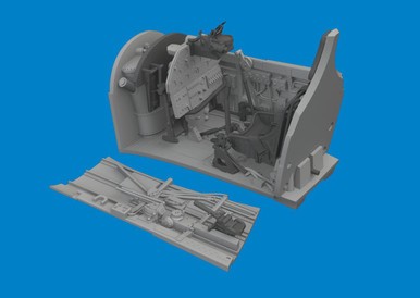 Eduard 6481096 1/48 P-40E Cockpit PRINT Brassin