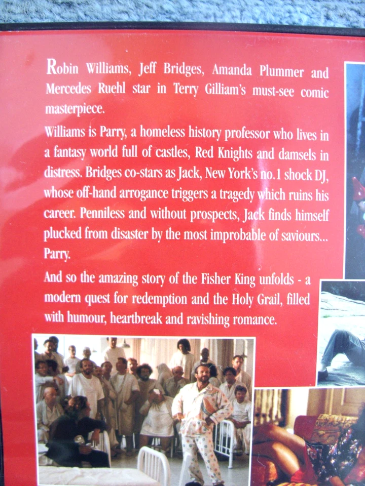 Fisher King (DVDR2) 1991 Robin Williams 132mins (BARGAIN) - Image 3 of 4