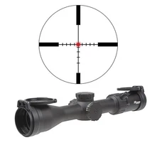 Sig Sauer Whiskey4 Illuminated 30MM SFP Scope 3-12x44MM BDC-1 Hellfire SOW43002
