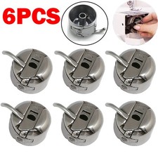 6 PCS Bobbin Case for SINGER 15 class Elna Kenmore Brother Bernina NEW