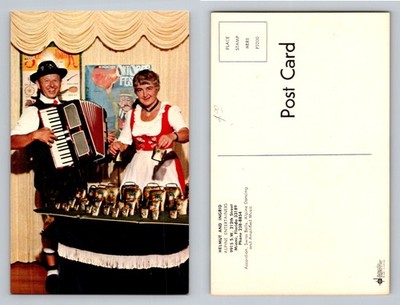 Portland, OR-Oregon, Helmut and Ingrid Alpine Entertainers Vintage Postcard