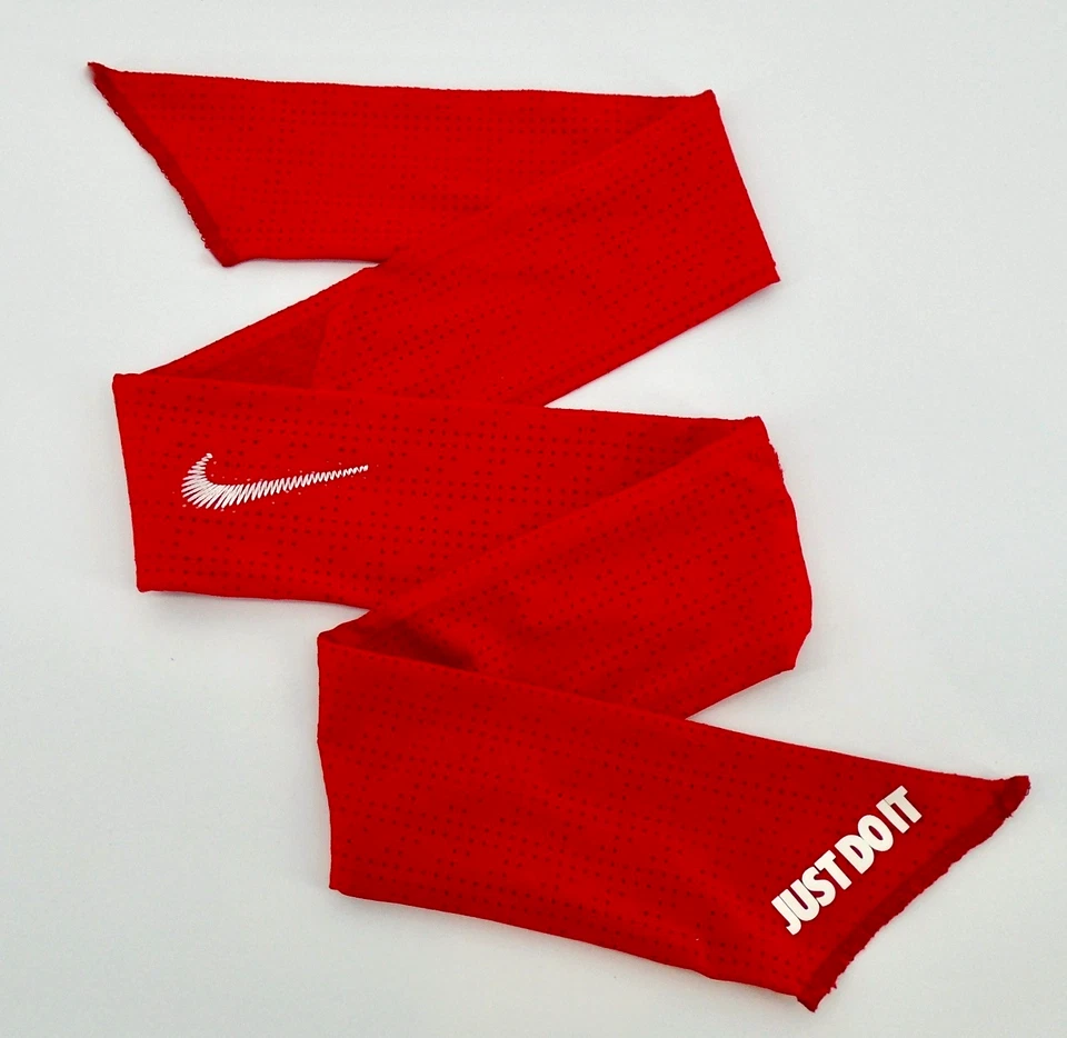 耐克 Head Tie DRI-FIT Terry 男式大学红色/白色/红色 — 第 4/4 张图片