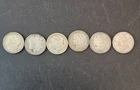 MORGAN SILVER DOLLARS (6)