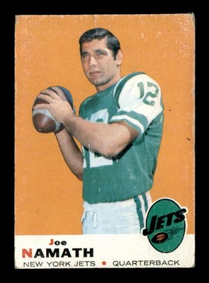 1969 Topps #100 Joe Namath   G/VG X3334359