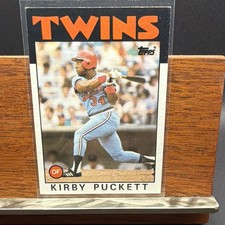Topps 1986 Kirby Puckett #329 Minnesota Twins Base Set Baseball Card