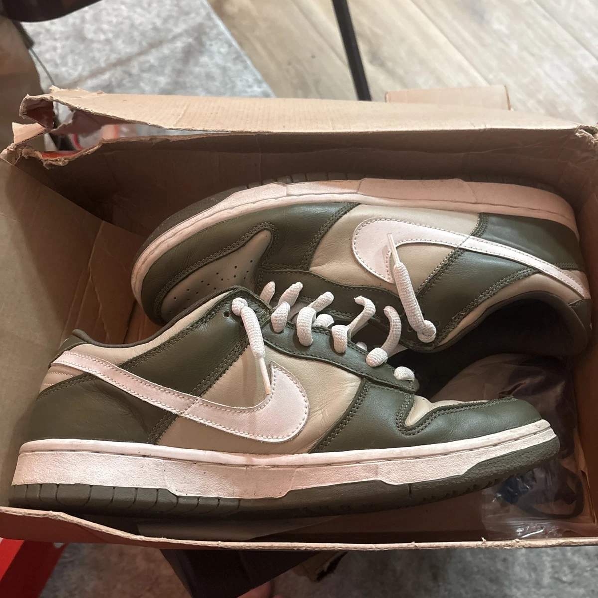 Nike Dunk Low Light Stone Olive for Sale | Authenticity Nike Dunk Low Light Stone Olive for Sale | Authenticity