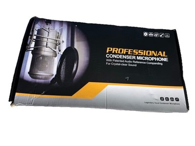 Professional Condenser Microphone Black Bundle One Pack  ALPOWL BM800TZ