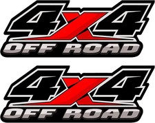 4x4 Offroad Decal Stickers 2pcs Auto Decoration Accessories Emblem Replacements 4x4 Offroad Decal Stickers 2pcs Auto Decoration Accessories Emblem Replacements