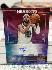 2024-25 Panini Nba Hoops - Hoops Ink Moses Moody #HI-MMW Red /25 (AU)
