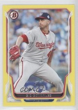 2014 Bowman Yellow 14/99 Gio Gonzalez #141 e5r
