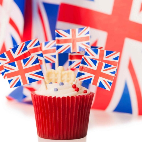 Union Jack Wimpelkette 20ft mit 12 Flaggen, Krönung Jubiläum Sportveranstaltungen - Bild 7 von 7