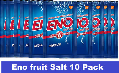 ENO Fruit Salt Herbal DIGESTIVE FRUIT SALT Relief from Sourness 5gm 10 Packets