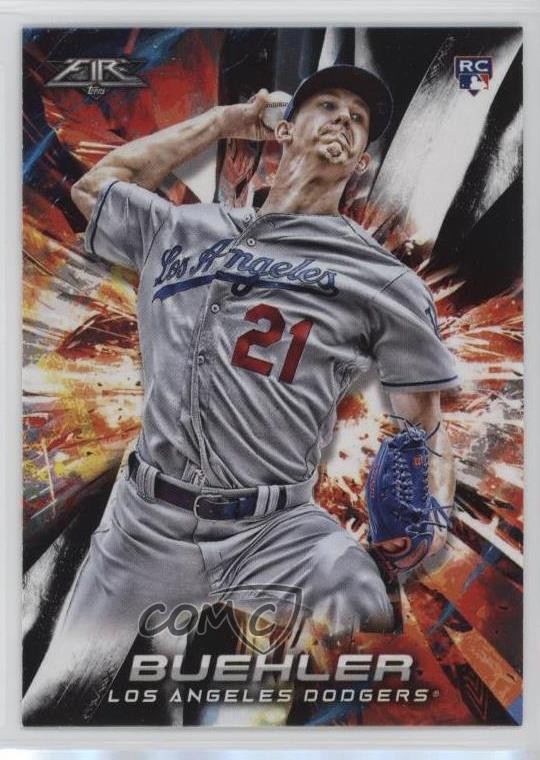 2018 Topps Fire Walker Buehler #139 3gq