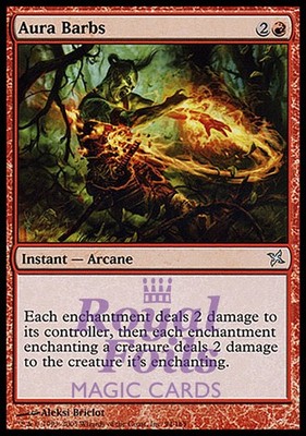 Aura Barbs 2x FOIL BOK MTG Betrayers Kamigawa Uncommon MINT red