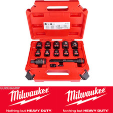 Milwaukee SHOCKWAVE™ 1/2" Impact Duty Socket Set (13 Pieces) 4932480456