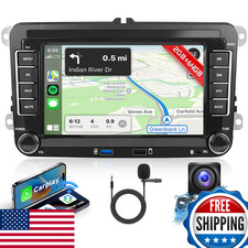 Android Car Stereo for VW Jetta Passat Golf Tiguan Wireless CarPlay GPS 7" Touch