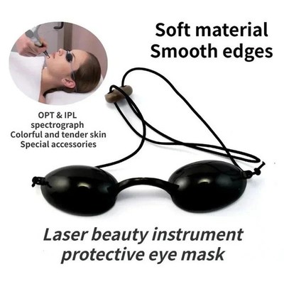 Soft Tanning Goggles UV Protection Adjustable Sunbathing Eye Shield Glasses